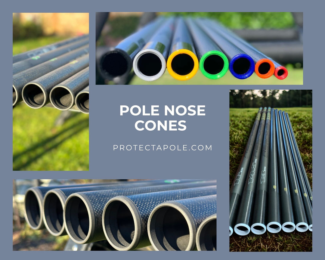 Preston -Edge Monster 9.5m | Pole Nose Cones | Protection Bungs